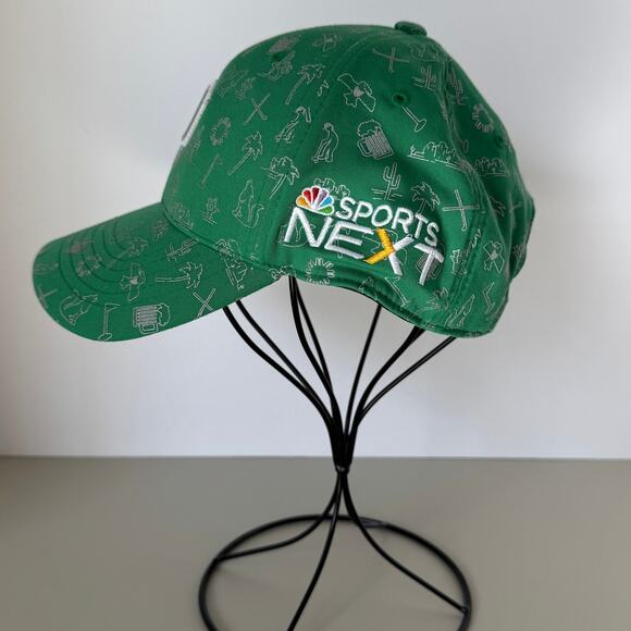PUMA Cap Adjustable Green Golf Hat 110 NBC Sports NEXT Green PGA Tour - Picture 3 of 12
